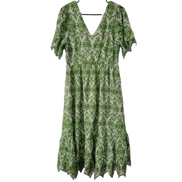 Cate Embroidered Midi Dress - Picture 7 of 10